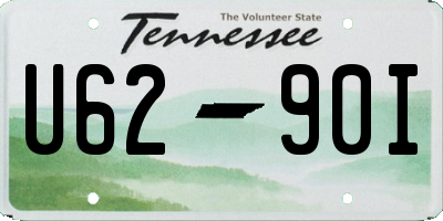 TN license plate U6290I