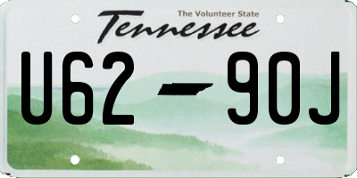 TN license plate U6290J