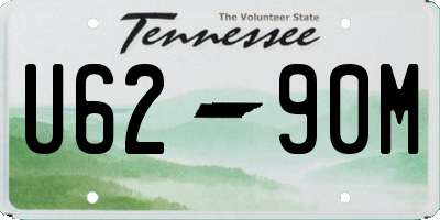 TN license plate U6290M