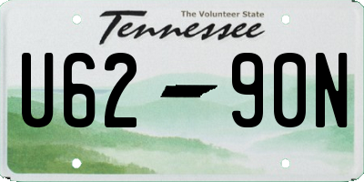 TN license plate U6290N