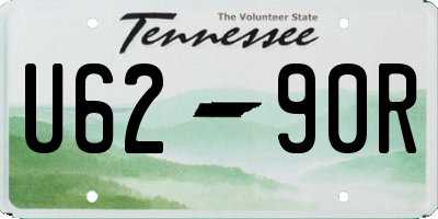 TN license plate U6290R