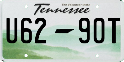TN license plate U6290T