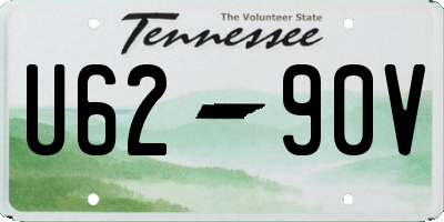 TN license plate U6290V