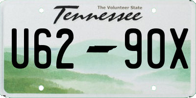 TN license plate U6290X