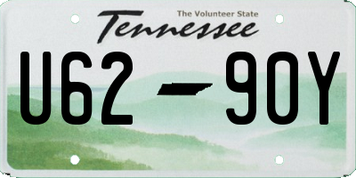 TN license plate U6290Y