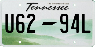 TN license plate U6294L