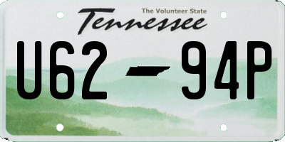 TN license plate U6294P