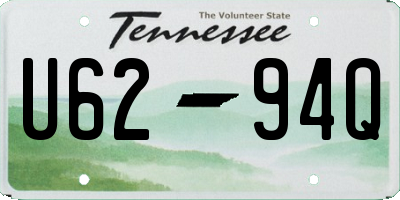 TN license plate U6294Q