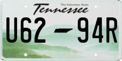 TN license plate U6294R