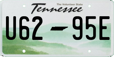 TN license plate U6295E