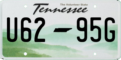 TN license plate U6295G