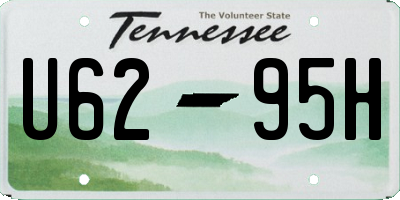 TN license plate U6295H