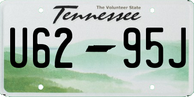 TN license plate U6295J