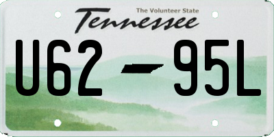 TN license plate U6295L