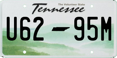 TN license plate U6295M