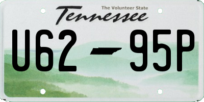 TN license plate U6295P