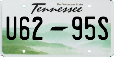 TN license plate U6295S