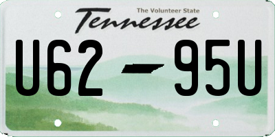 TN license plate U6295U