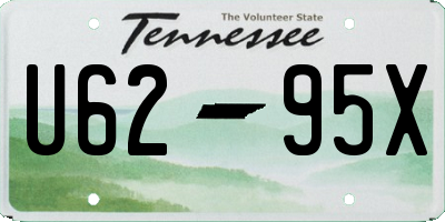 TN license plate U6295X
