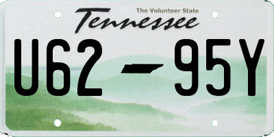 TN license plate U6295Y