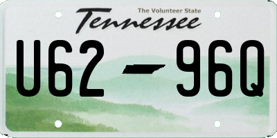 TN license plate U6296Q