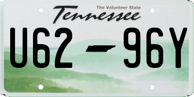 TN license plate U6296Y