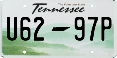 TN license plate U6297P
