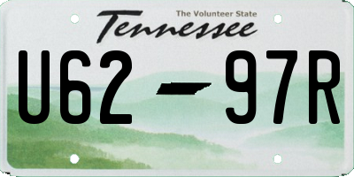 TN license plate U6297R