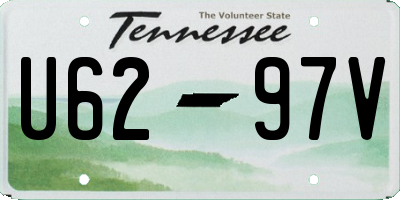 TN license plate U6297V