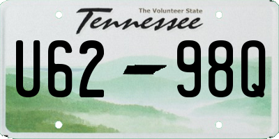 TN license plate U6298Q