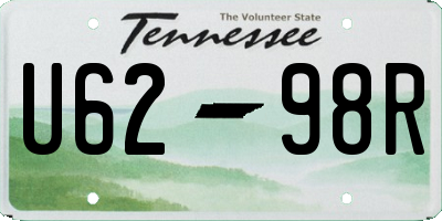 TN license plate U6298R