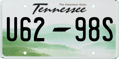 TN license plate U6298S