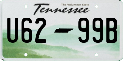 TN license plate U6299B