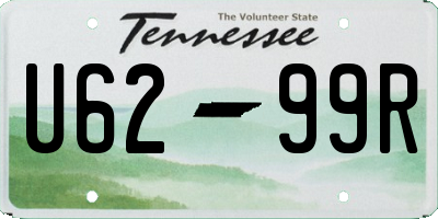 TN license plate U6299R