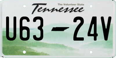 TN license plate U6324V
