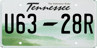 TN license plate U6328R