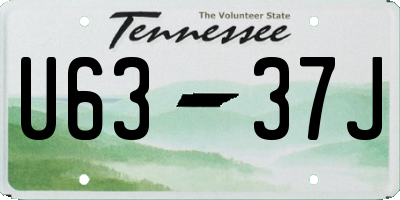 TN license plate U6337J