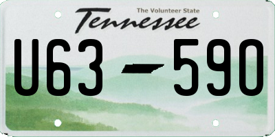 TN license plate U6359O