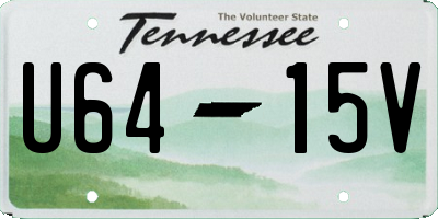 TN license plate U6415V