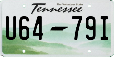 TN license plate U6479I