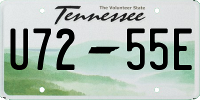 TN license plate U7255E