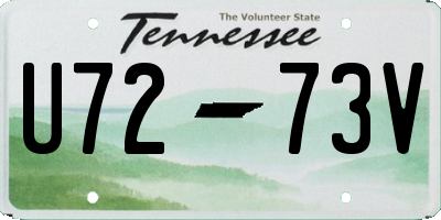 TN license plate U7273V