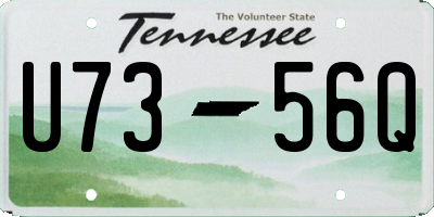TN license plate U7356Q