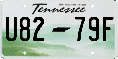 TN license plate U8279F