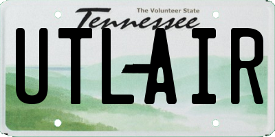 TN license plate UTLAIR