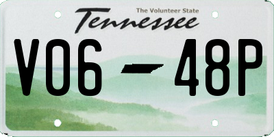 TN license plate V0648P