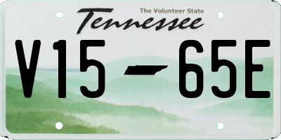 TN license plate V1565E