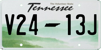 TN license plate V2413J