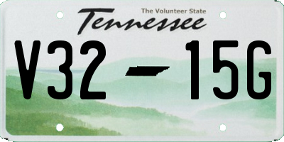 TN license plate V3215G