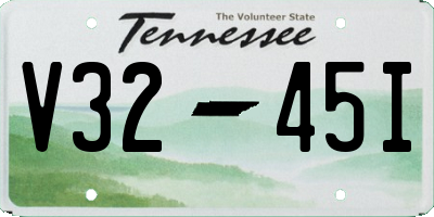TN license plate V3245I